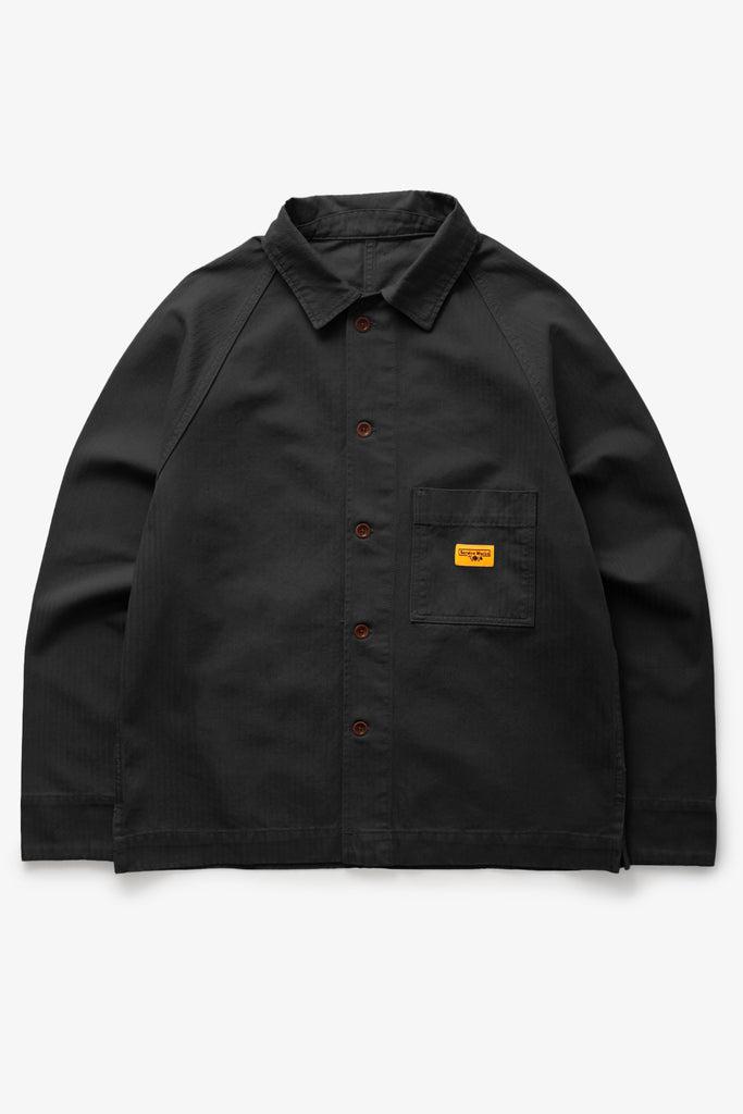 Herringbone Front Of House Jacket - Black Product Image