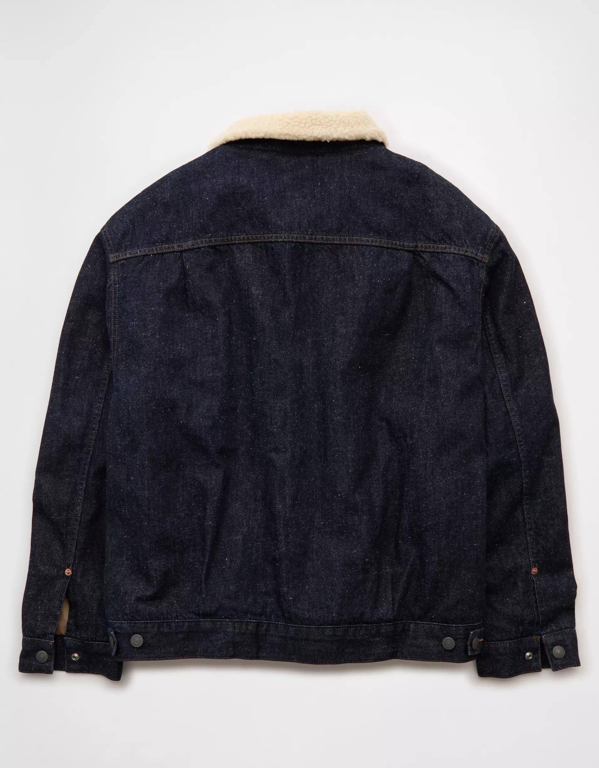 AE Sherpa Denim Jacket Product Image