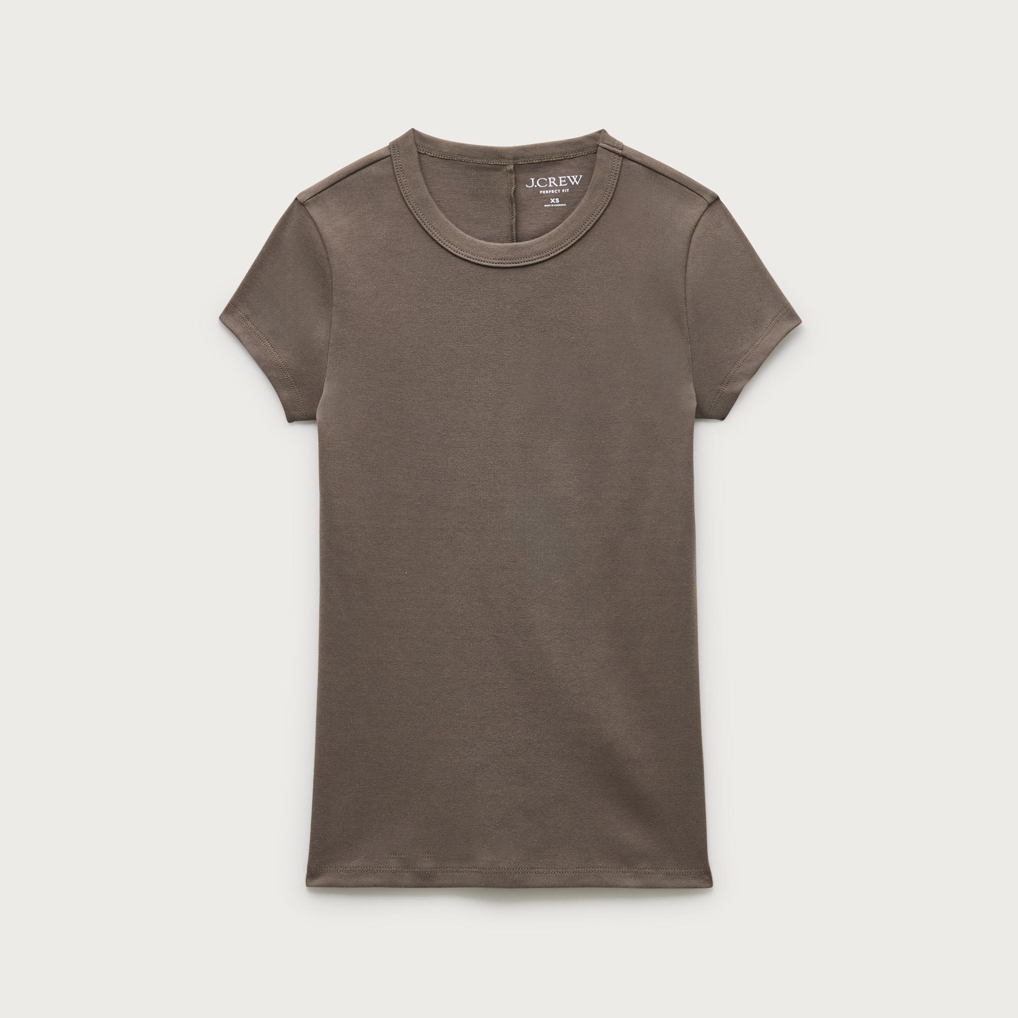 Perfect-fit crewneck T-shirt Product Image