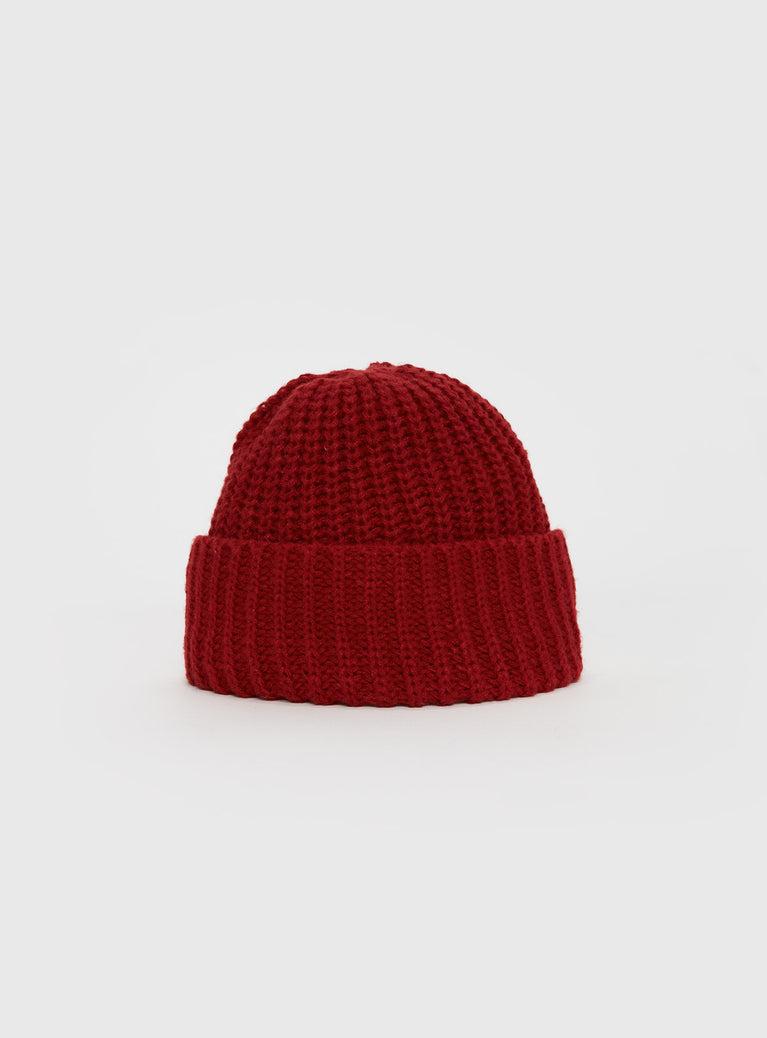 Cold Out There Beanie Red Product Image