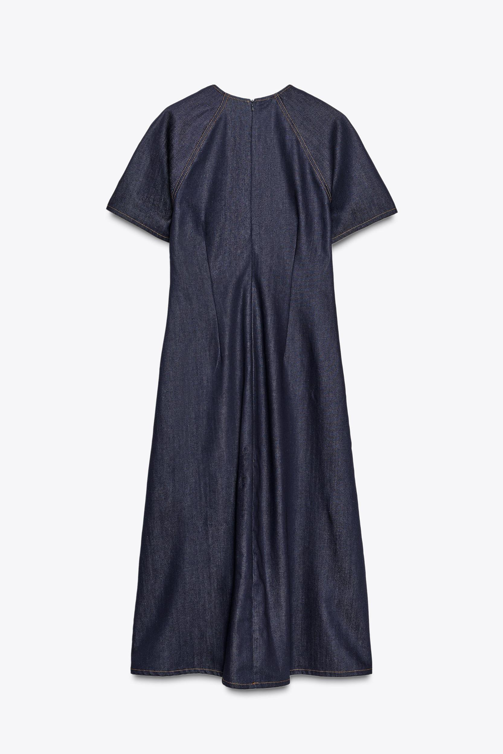 ZW COLLECTION DENIM LONG DRESS Product Image