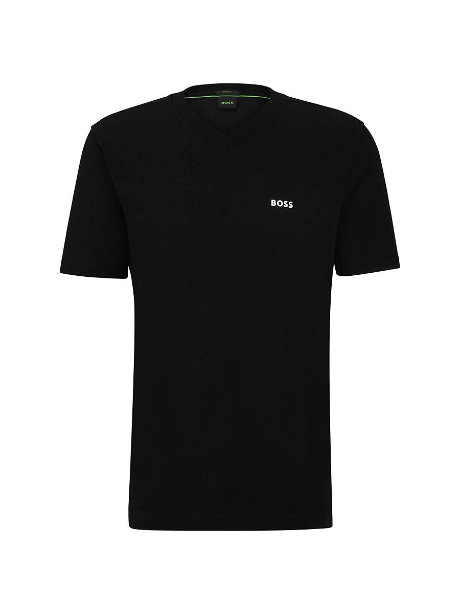 Mens Stretch-Cotton Regular-Fit T-Shirt Product Image