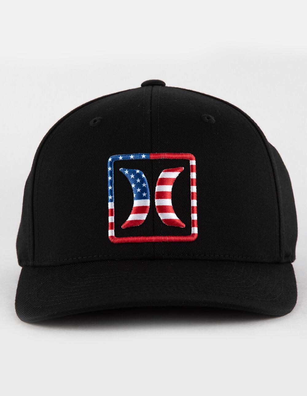 HURLEY Reflect Icon Flexfit Hat - BLACK COMBO Product Image