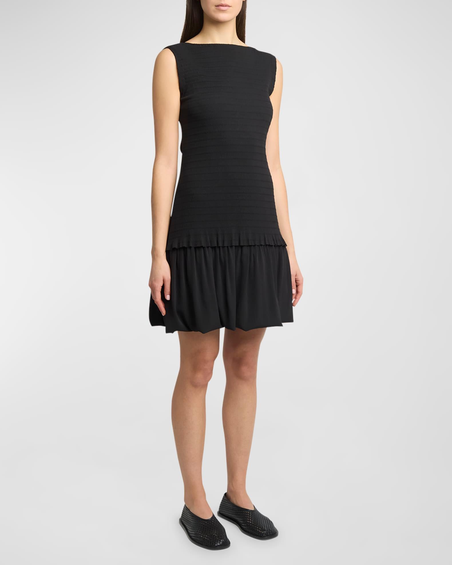 Martine Sleeveless Bubble Hem Mini Dress Product Image