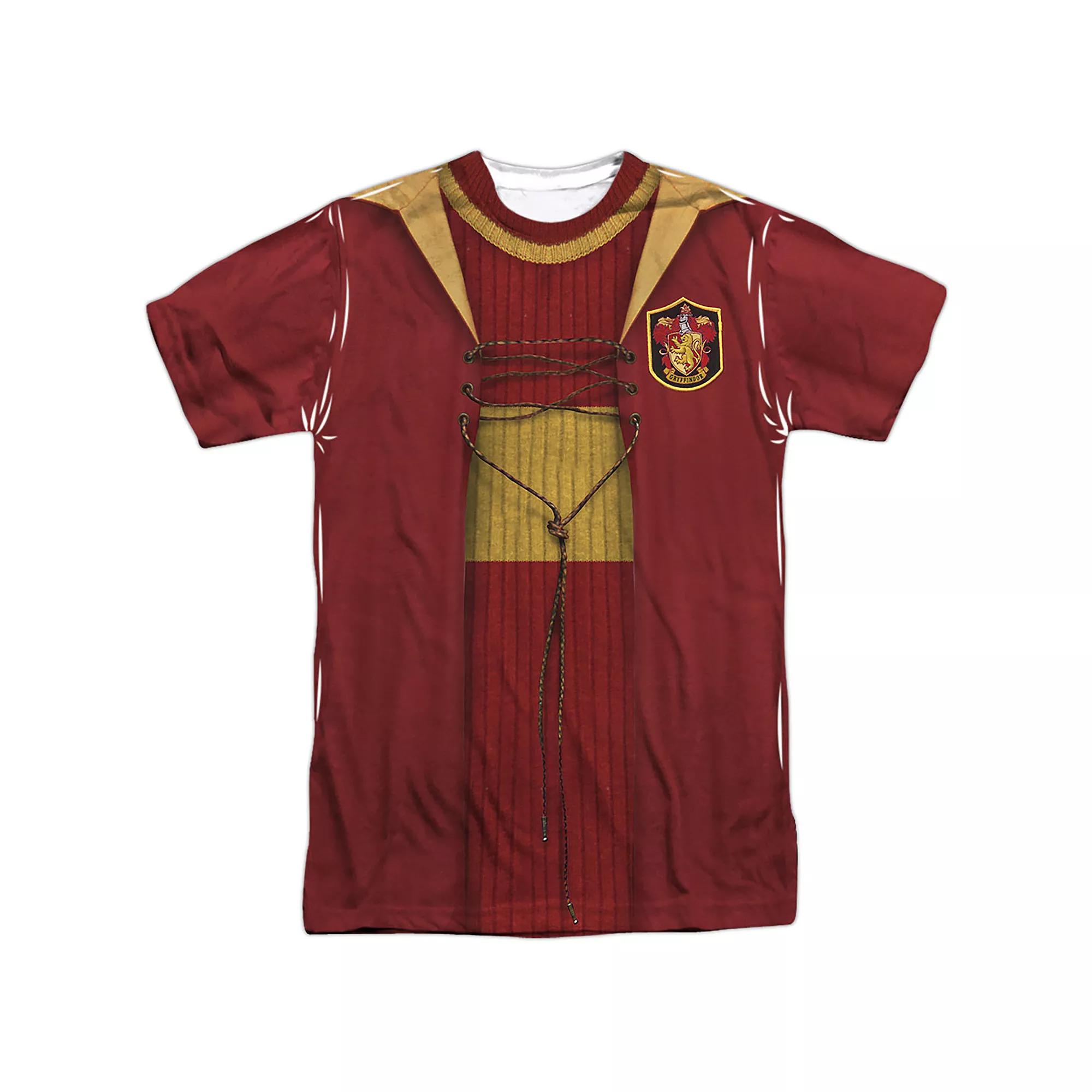 Men's Harry Potter Gryffindor Quidditch Uniform Sublimated Graphic Tee,  Product Image