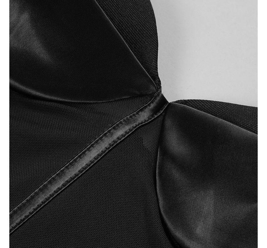 Strapless Mesh Corset Bodysuit Product Image