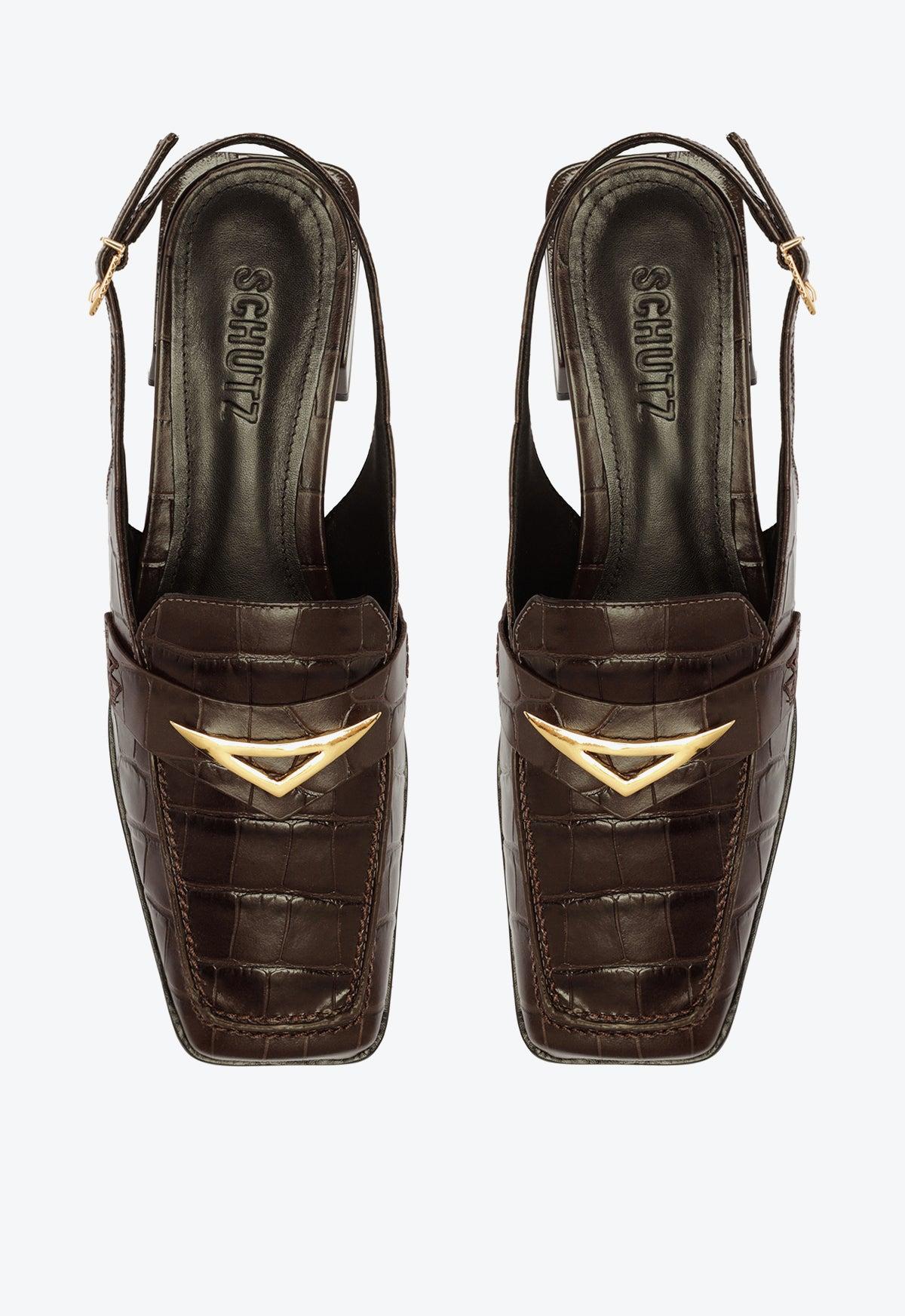 Arizona Sling Block Leather Pump Product Image