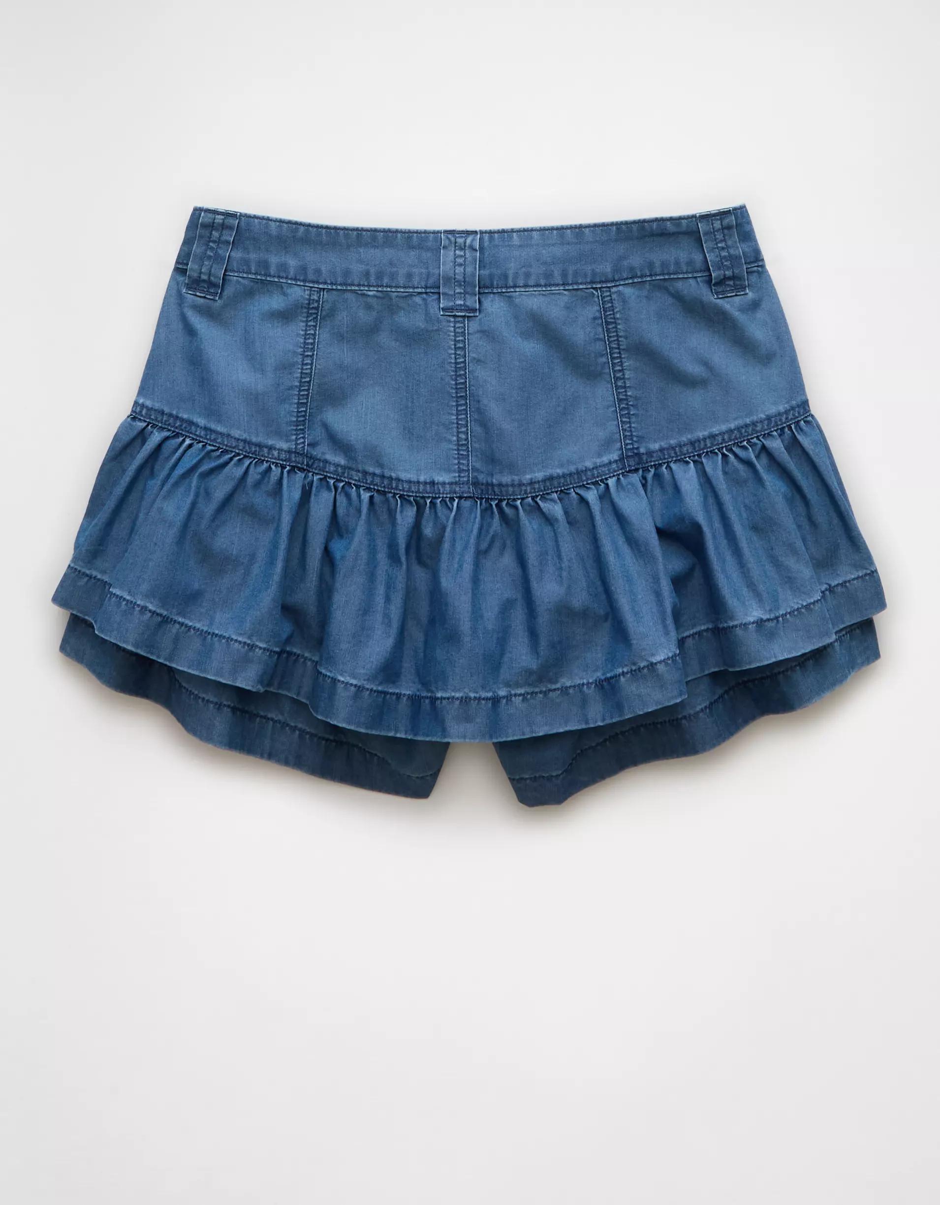 AE Stretch Mini Ruffle Skort Product Image