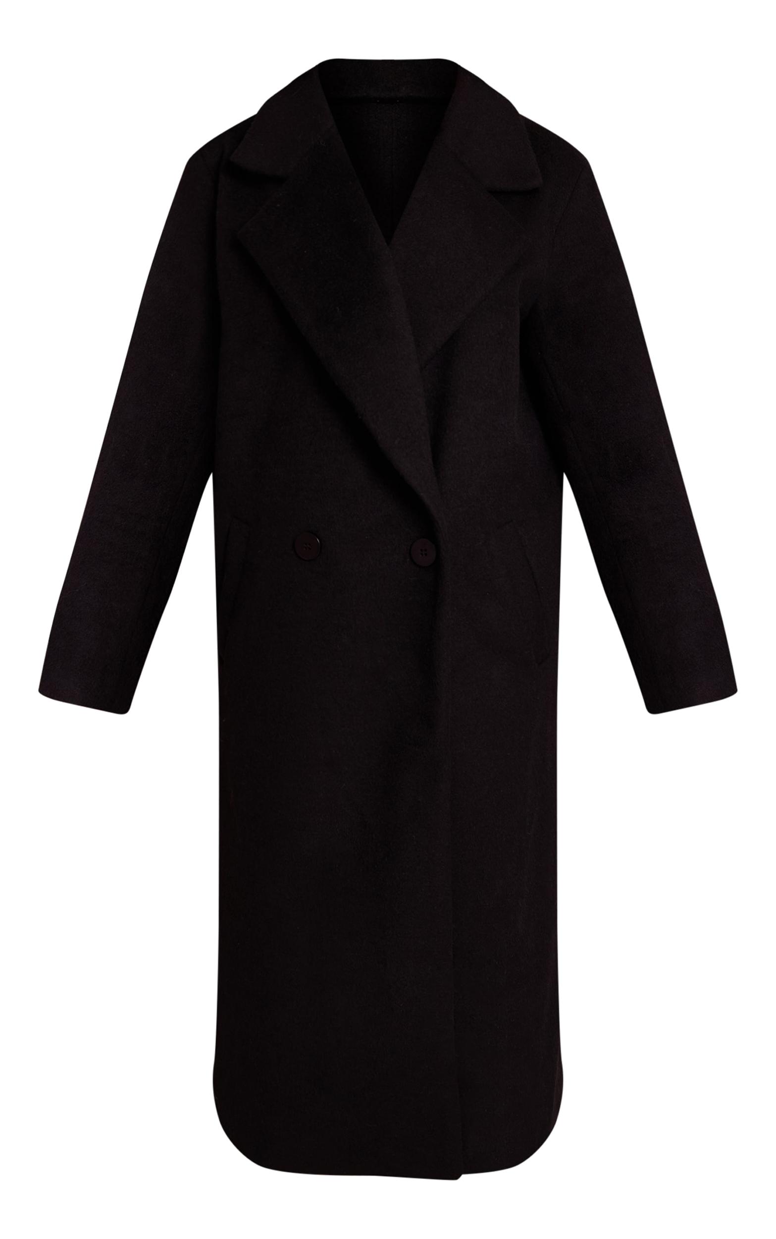 Plus Chocolate Soft Bobble Knit Button Up Collar Detail Maxi Dress Product Image