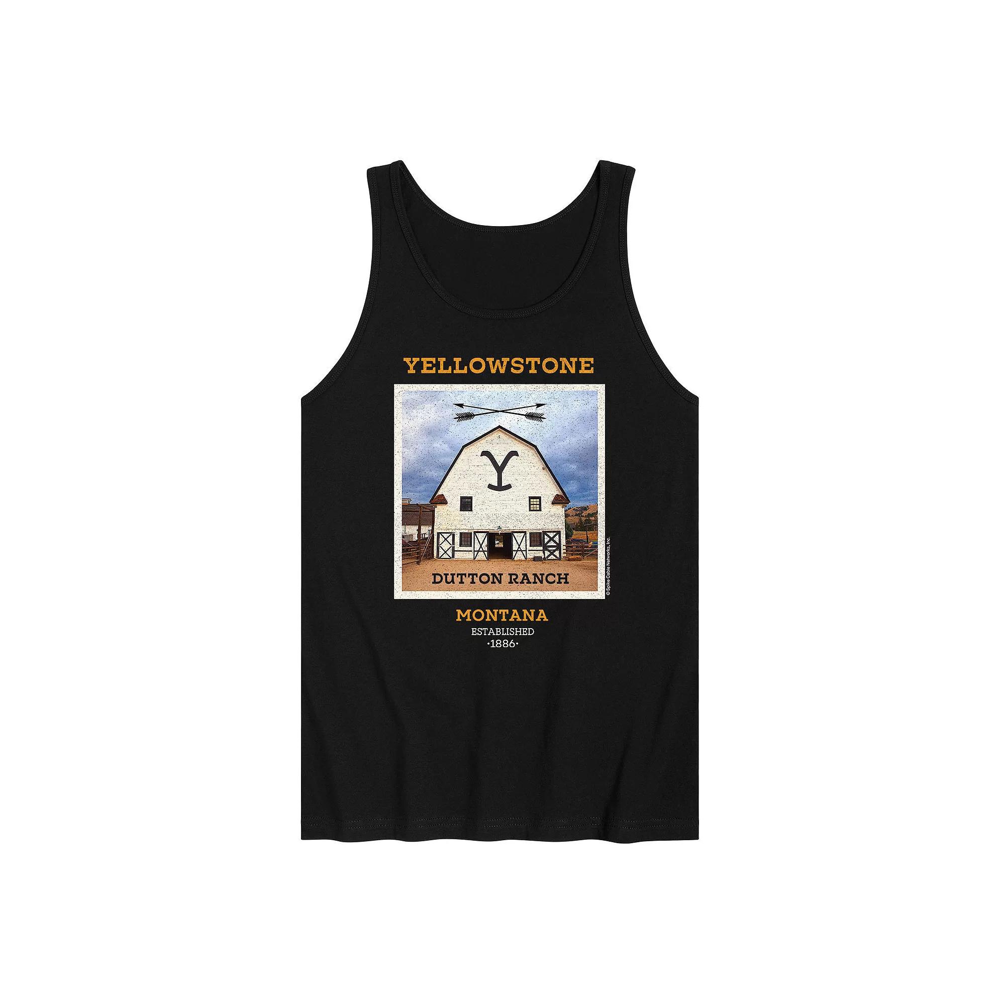 Men's Yellowstone Ranch Barn Tank Top,  Product Image