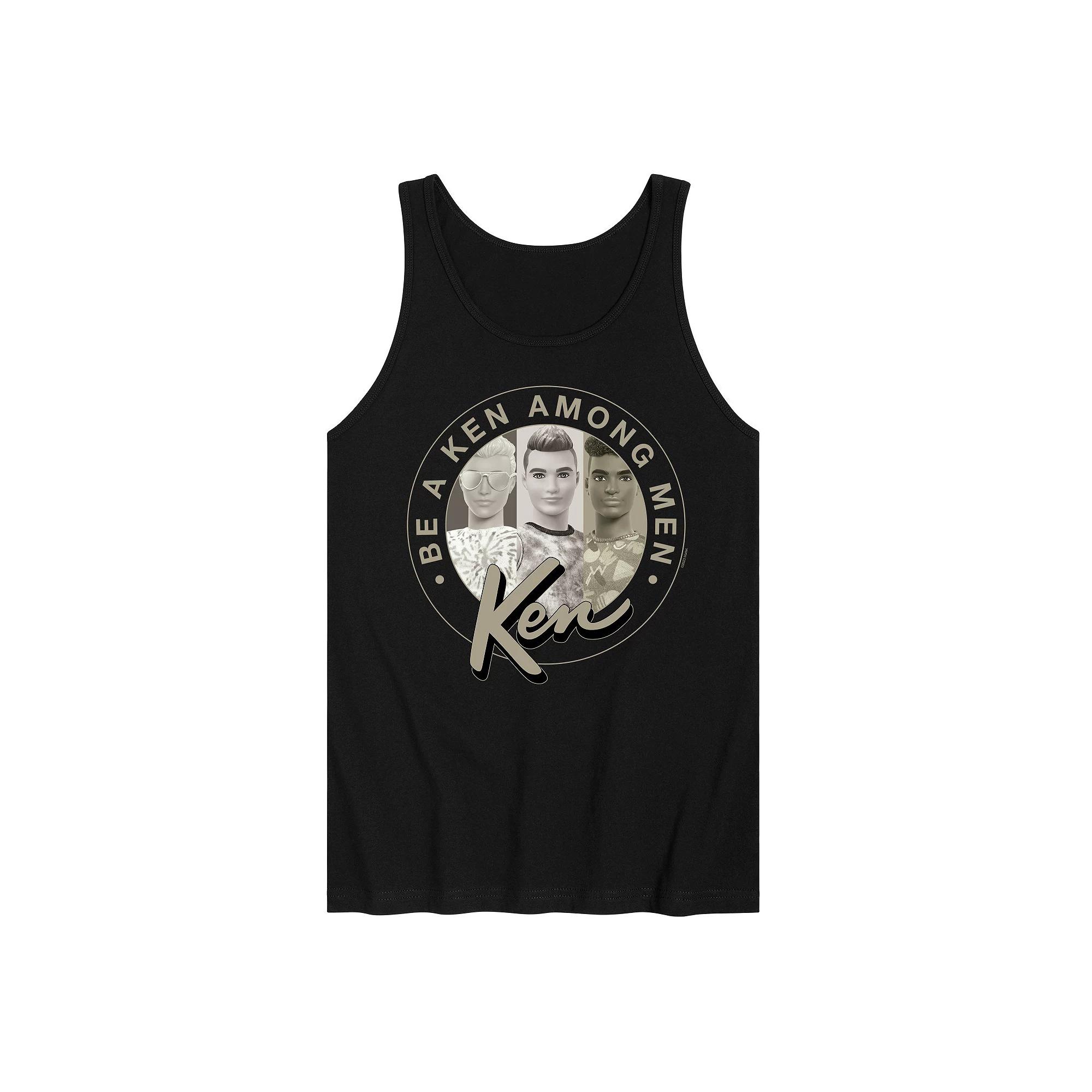 Men's Winking Smile Face Mustache Tank Top,  Product Image