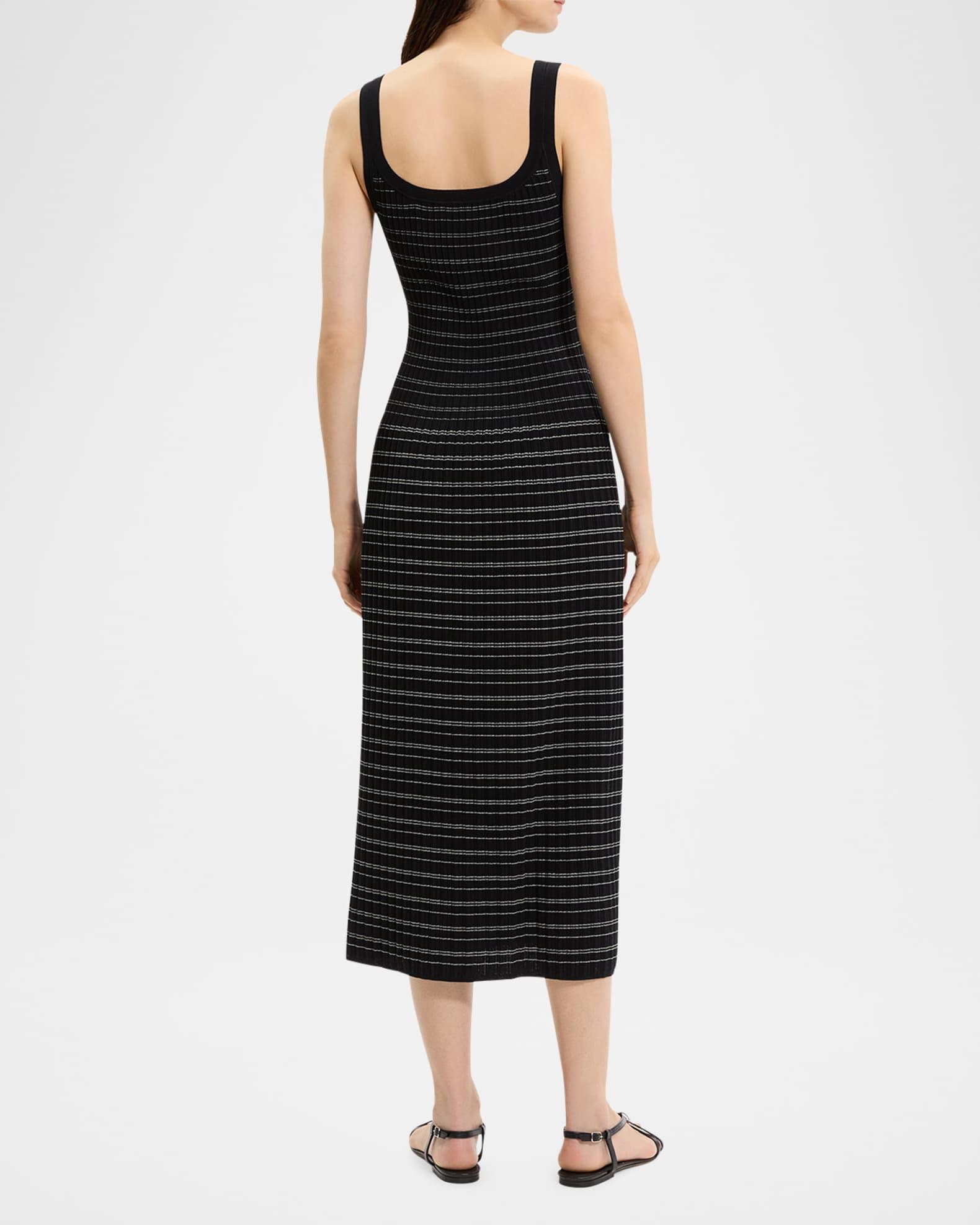 Stripe Knit Midi Dress Product Image