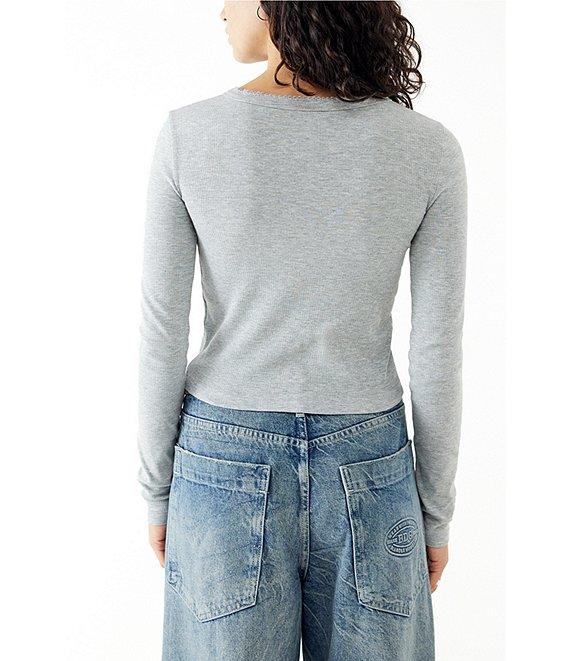 BDG Urban Outfitters Button-Up Crew Neck Cardigan Product Image