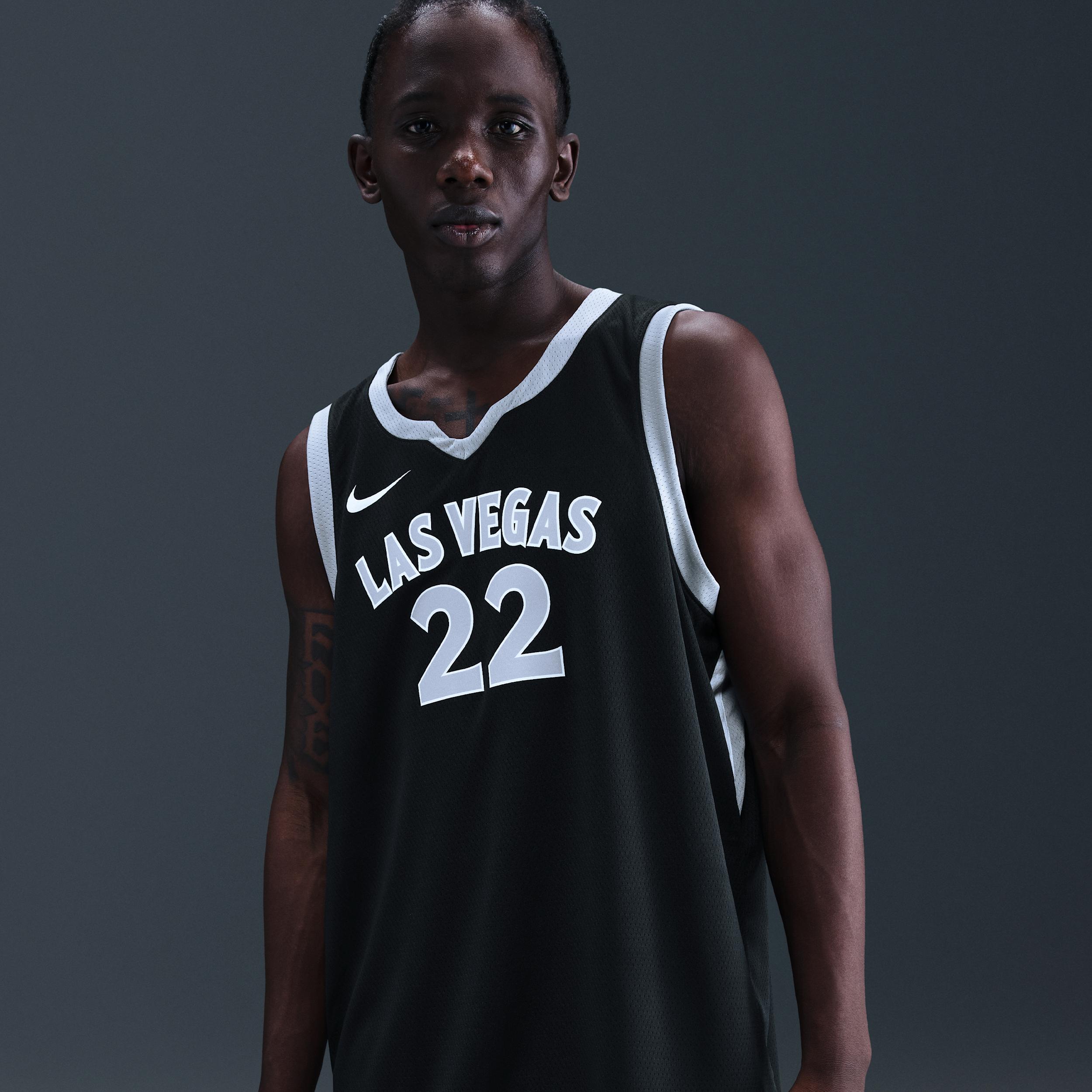 A'ja Wilson Las Vegas Aces Nike Women's Dri-FIT WNBA Victory Jersey Product Image