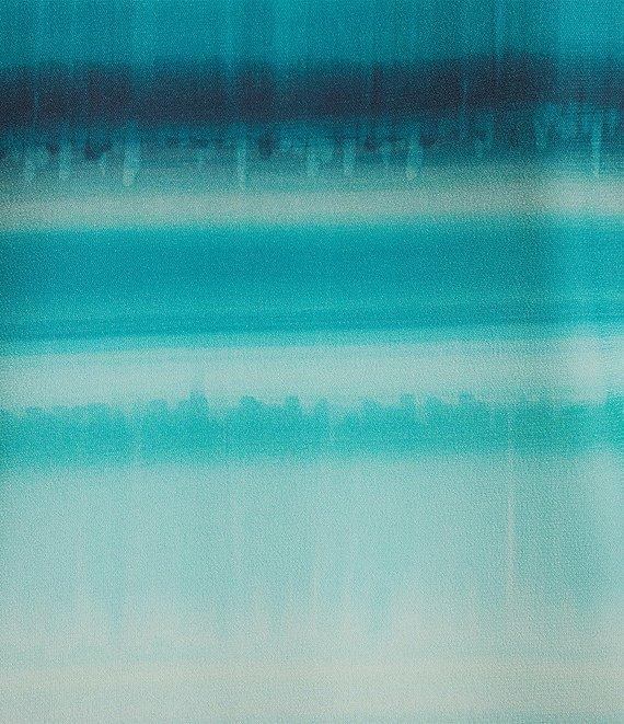 Calvin Klein V-Neck Sleeveless Stretch Knit Print Top Product Image