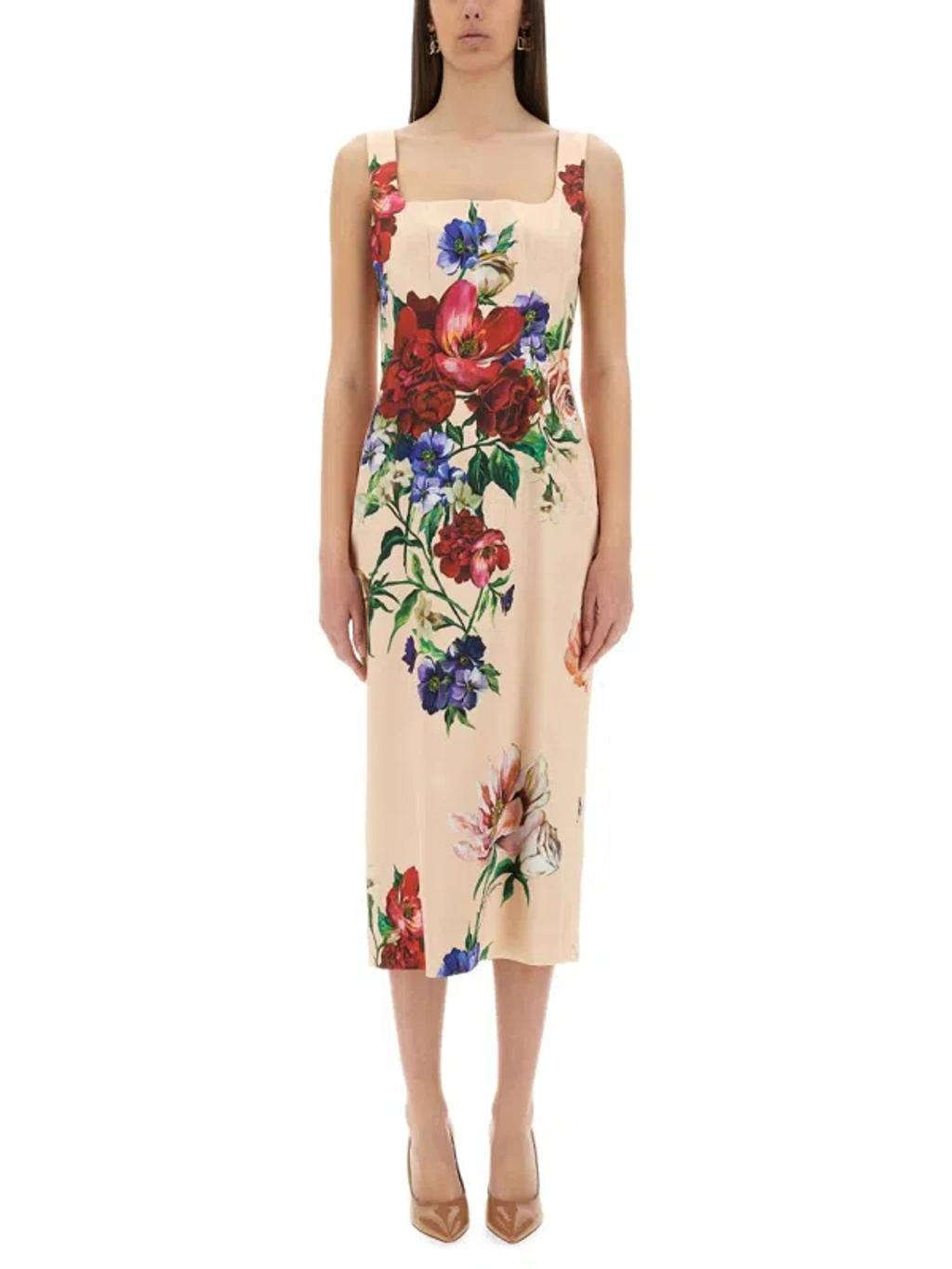 floral-print midi dress Product Image