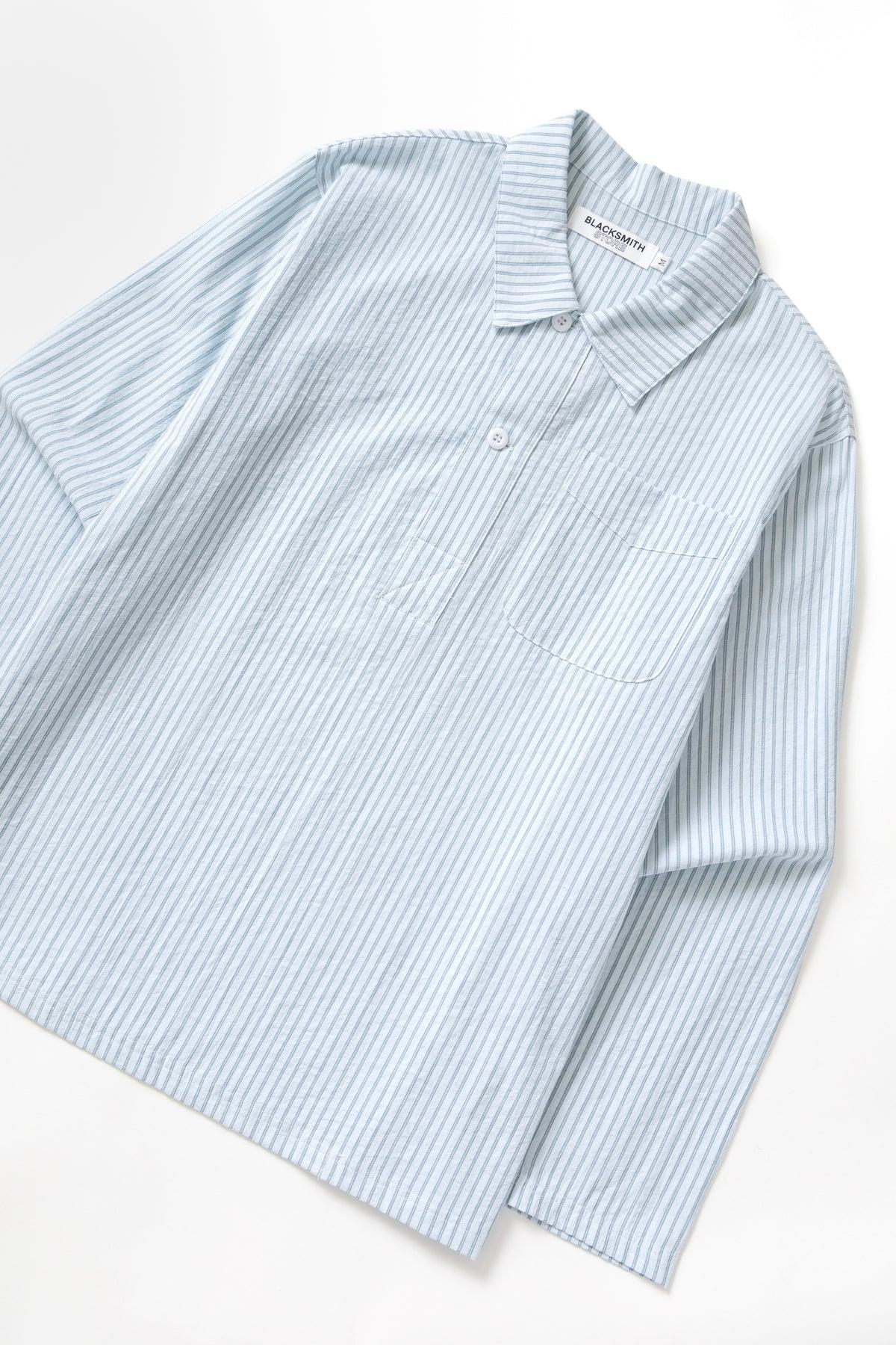 Blacksmith - Striped Two Button Popover - Green Product Image