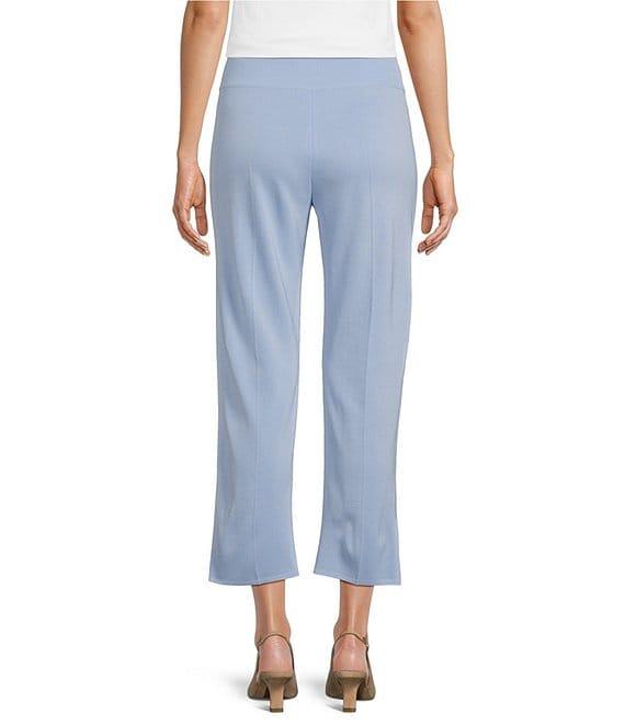 MISOOK Knit Flat Front Slim Leg Ankle-Length Pull-On Pants Product Image