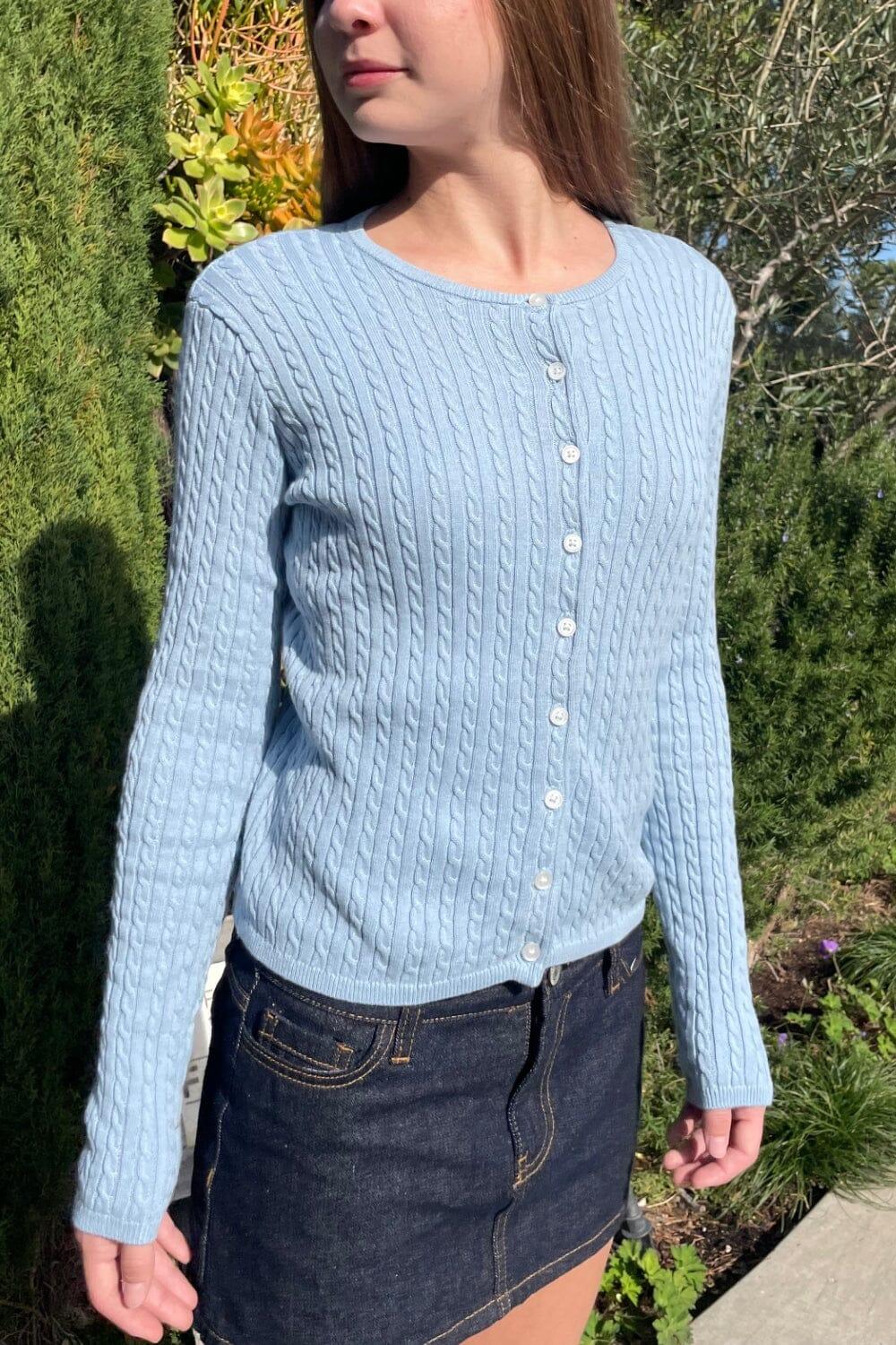 Zoe Cable Knit Cardigan Product Image