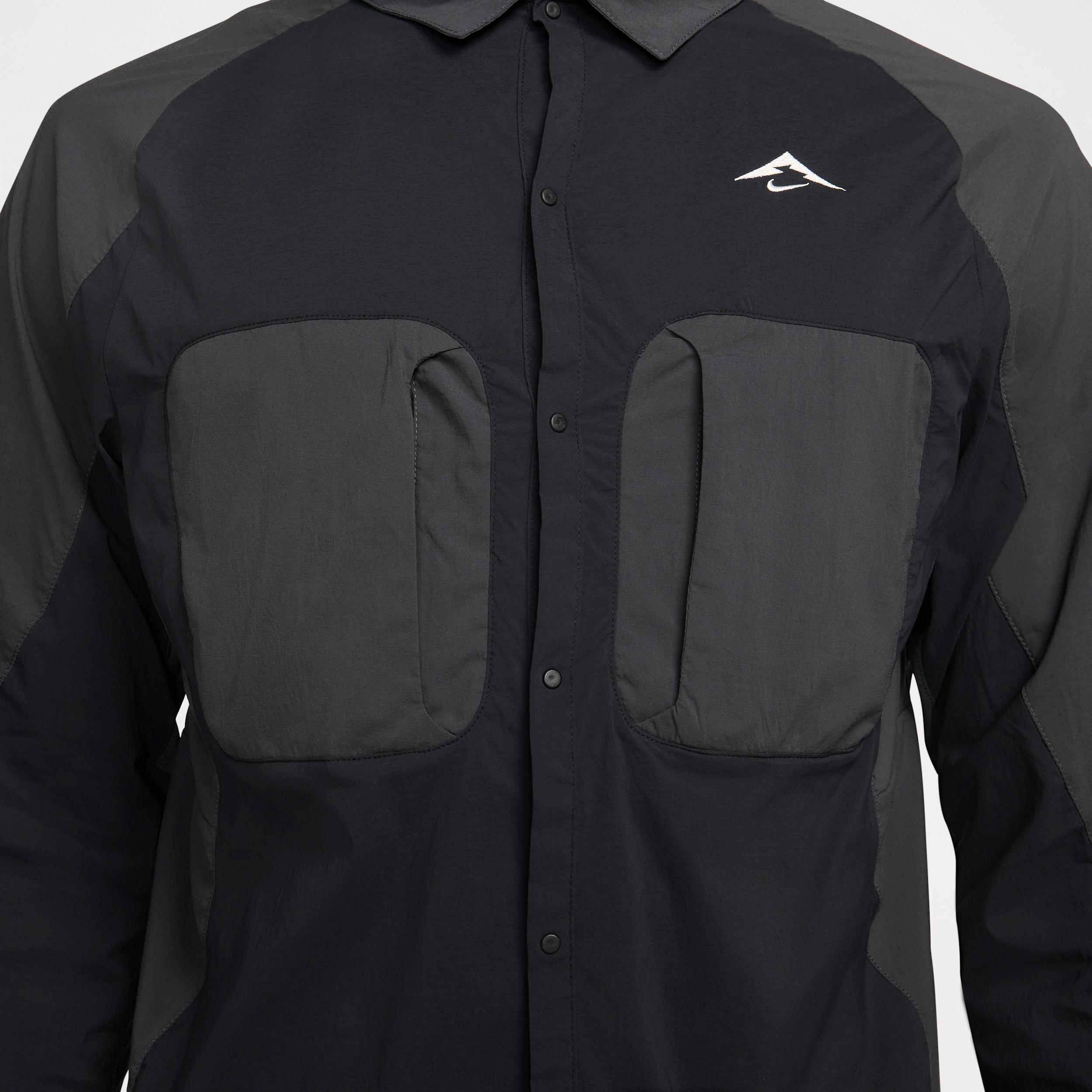 Nike Mens Trail Dri-FIT ADV UV Running Shirt Jacket | HJ5079-010 Product Image