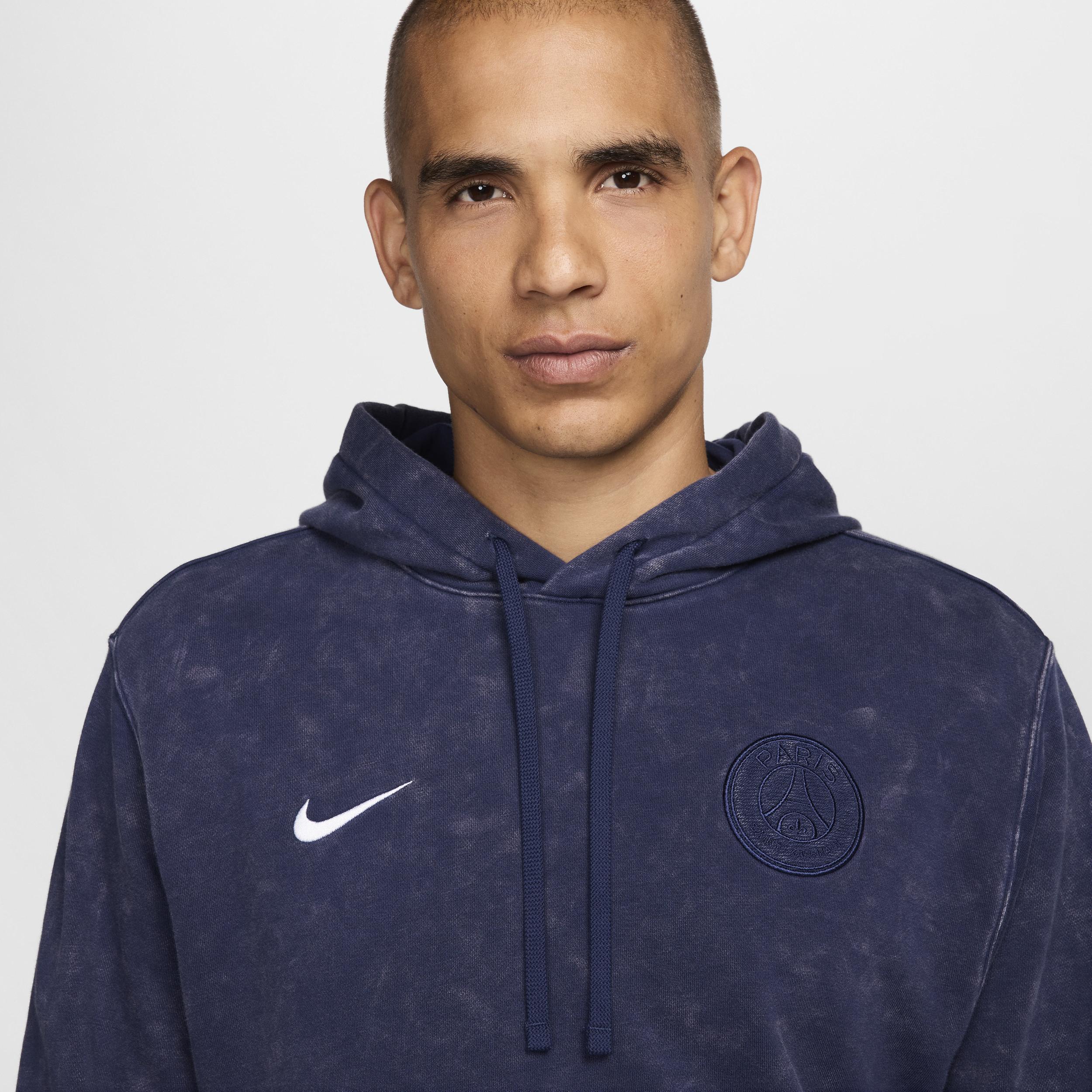 Paris Saint-Germain Club Nike Men's Soccer French Terry Pullover Hoodie Product Image