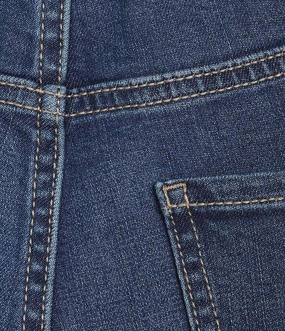 Nurture Drapey Stretch Denim High Rise Cropped Palazzo Pants Product Image