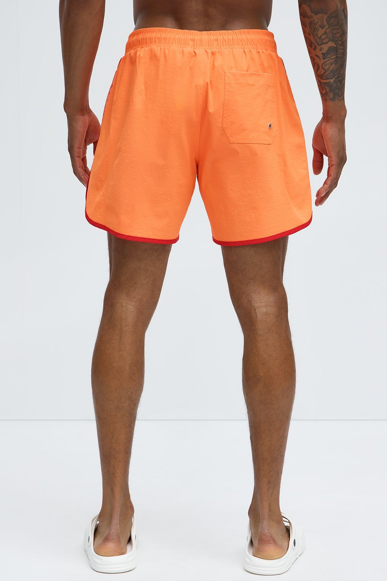 Retro Breeze Swim Trunk - Orange Product Image