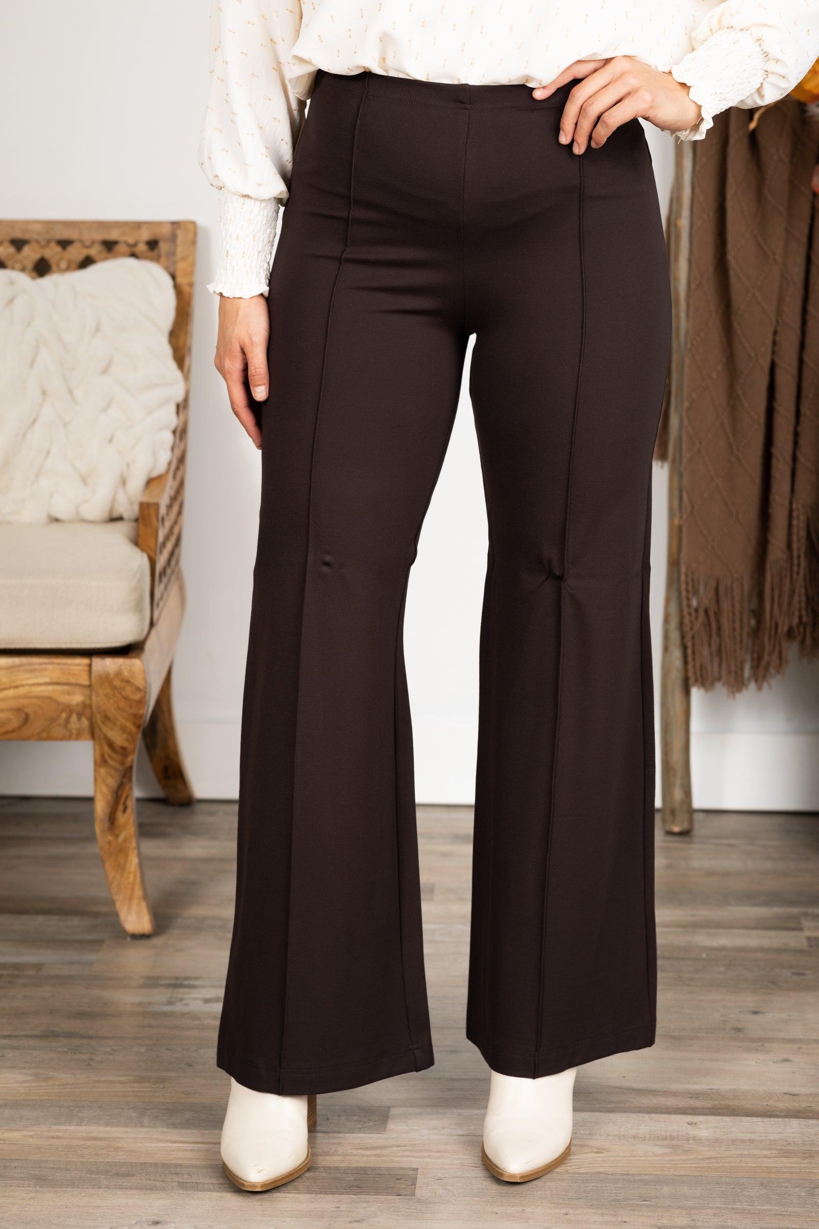 Contour Wide Leg Ponte Pants Product Image