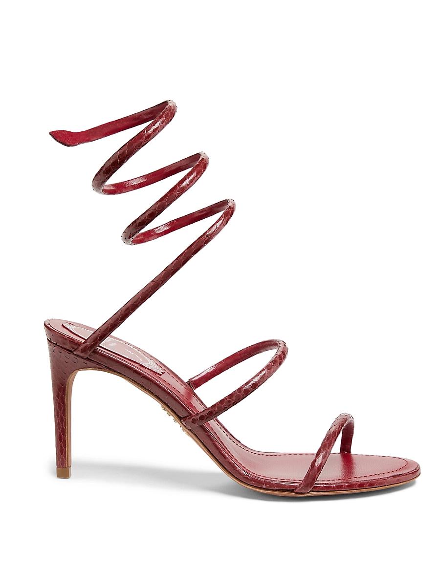 Womens Wrap 80MM Leather Sandals Product Image