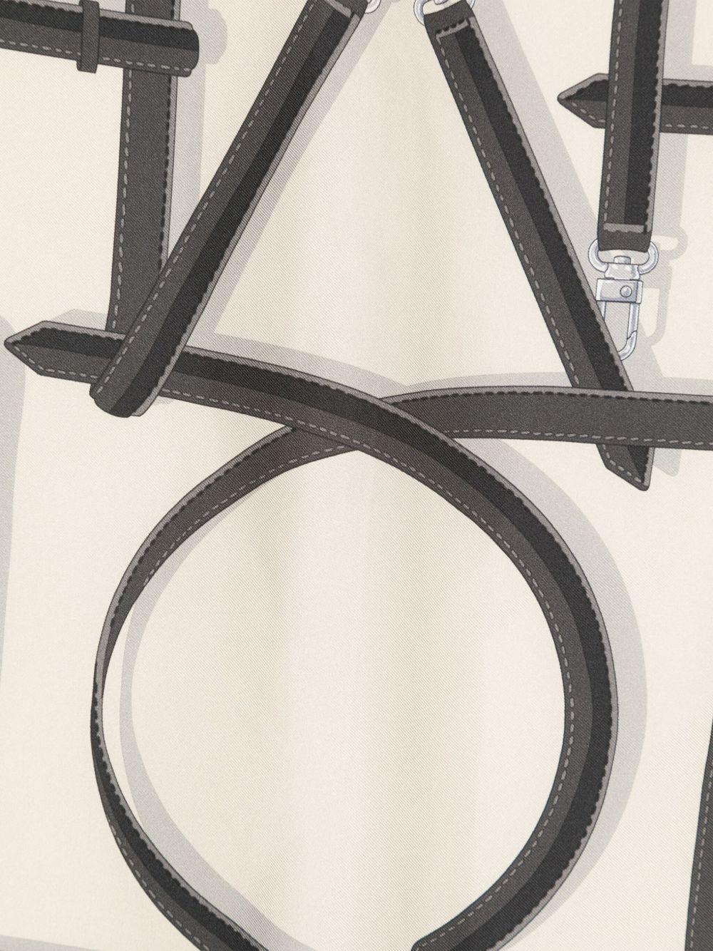 Clasp Belt silk scarf Product Image