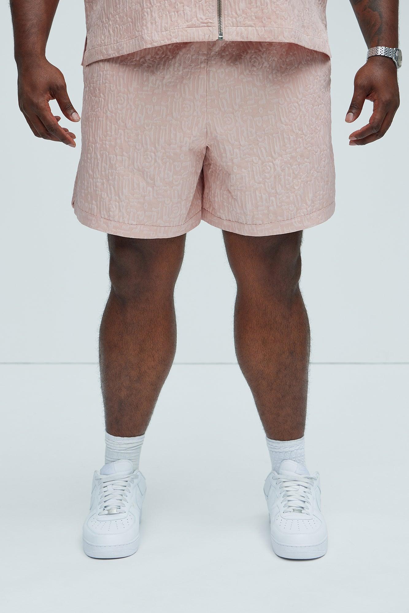 Via Margutta Textured Shorts - Mauve Product Image