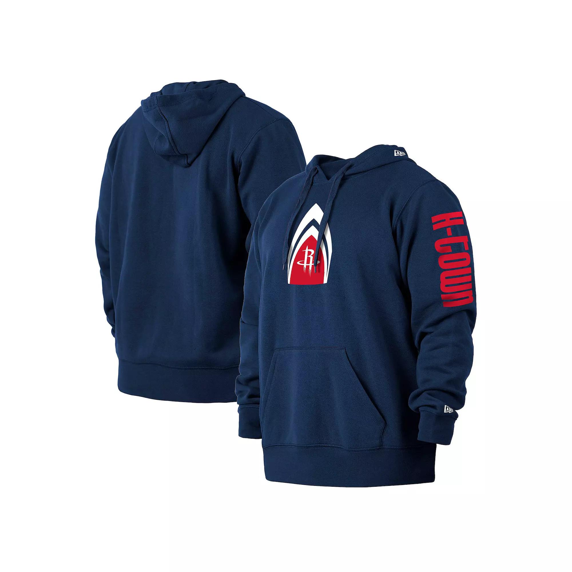 Men's New Era Navy Houston Rockets 2021/22 City Edition Big & Tall Pullover Hoodie, Size: 2XB, Blue Product Image
