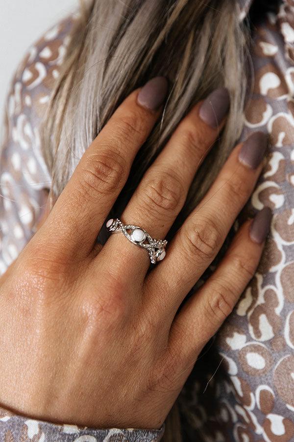 Kendra Scott Gemma Band Ring In White Kyocera Opal Product Image