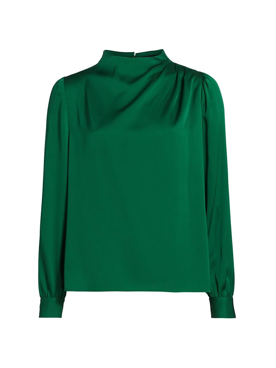 Womens Tien Drape Blouse Product Image