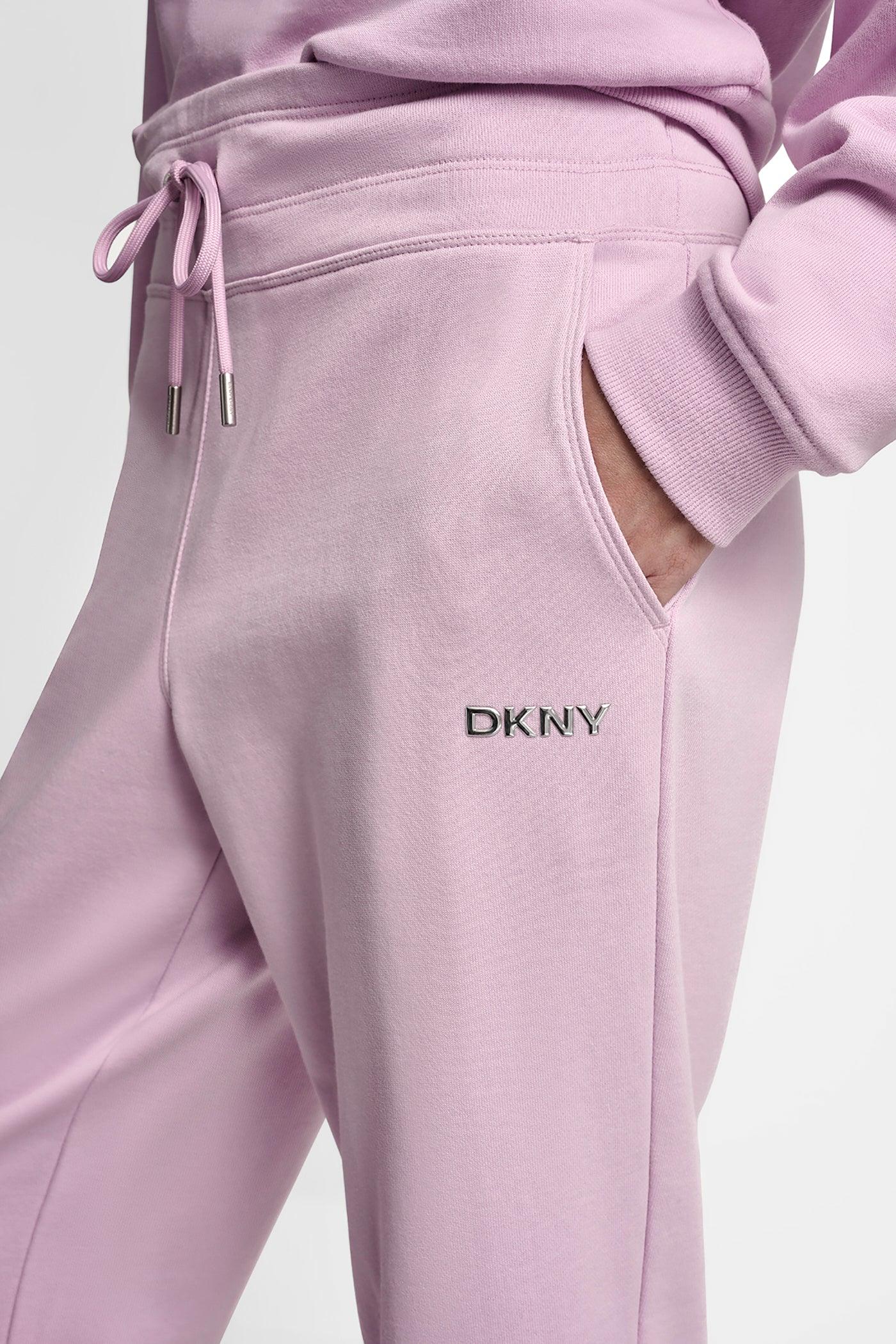 METALLIC BUBBLE LOGO CROPPED HIGH-RISE PANTS Product Image