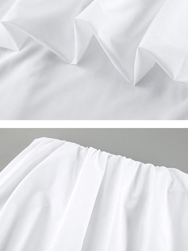 High-Low Sleeveless Elasticity Pleated Solid Color Split-Joint Tube Blouses&Shirts Tops Product Image