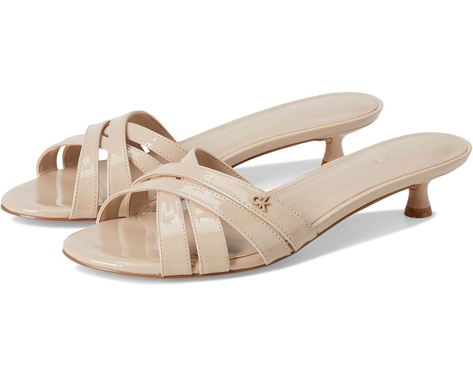 Carolina Patent Leather Kitten Heel Sandals Product Image