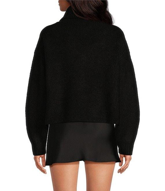 Gianni Bini Juliet Imitation Alpaca Turtleneck Long Sleeve Sweater Product Image