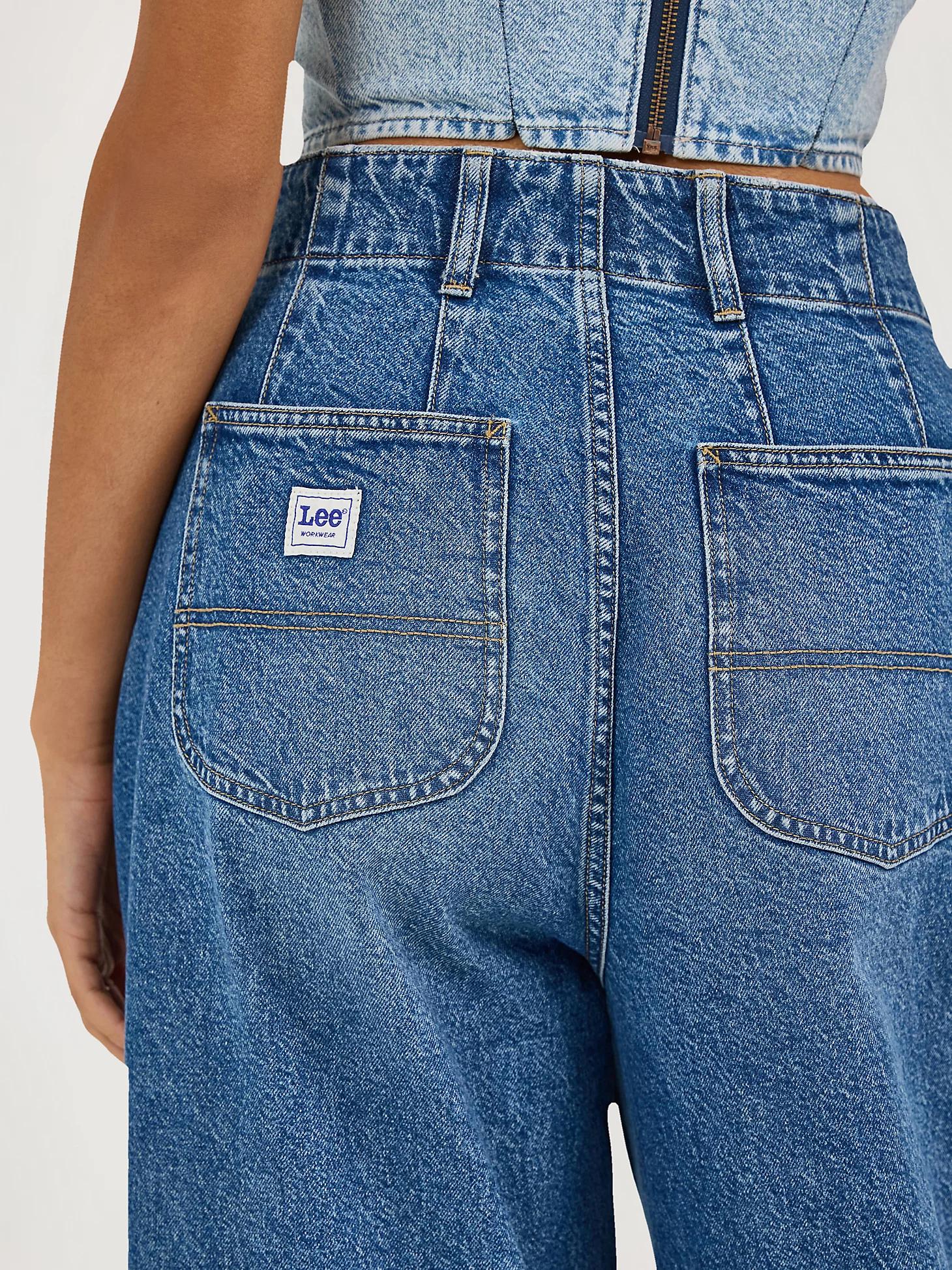Women's Pleated Wide Leg Jean | Women's Jeans | Lee® Product Image