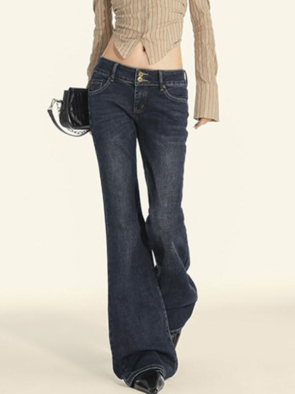American Vintage Washed Flare Jeans Product Image
