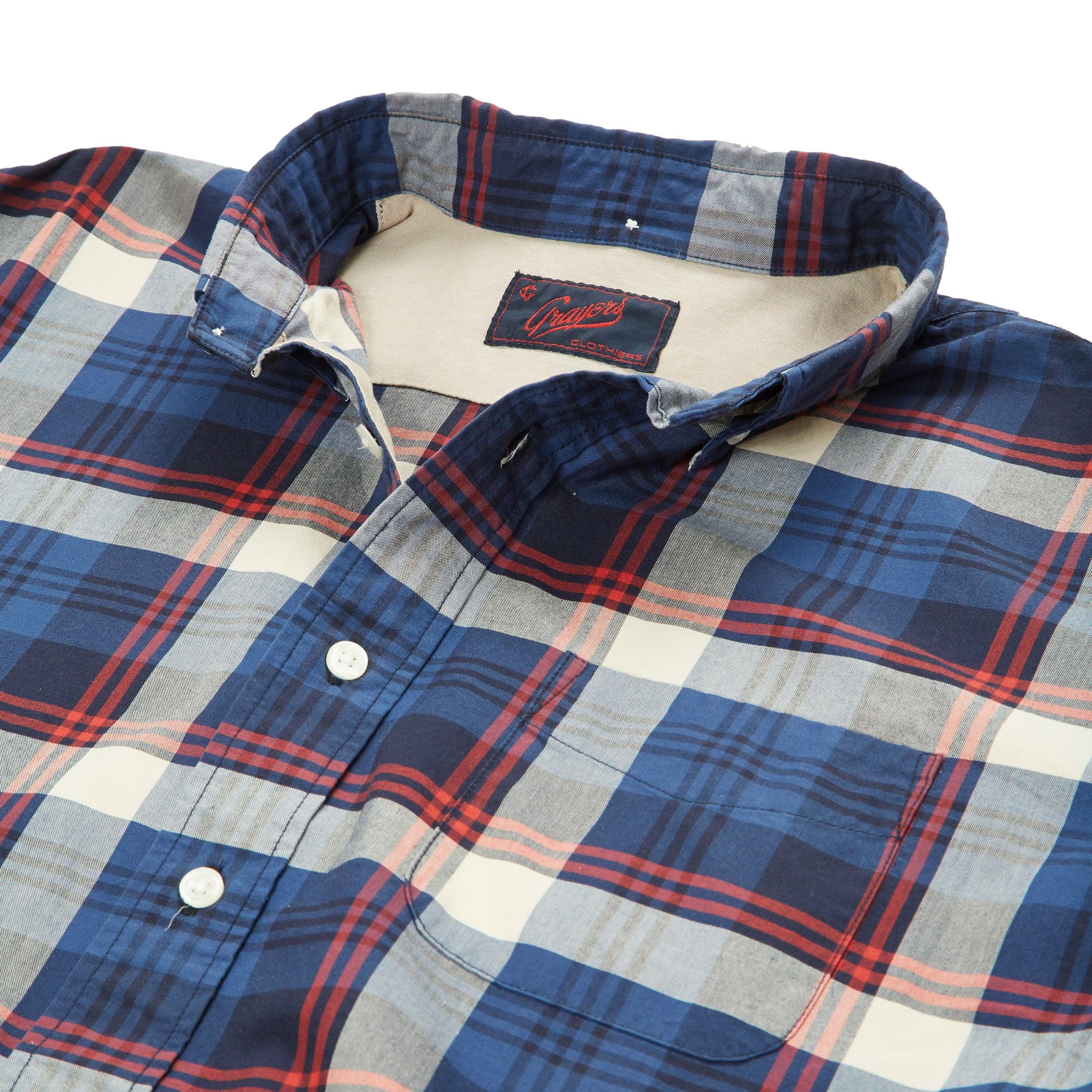 Chambray Plaid - Gray Navy Cream (Final Sale)* Product Image