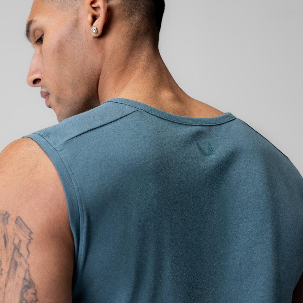 1060. Creora® Cotton Modal Cutoff Tank - Storm Product Image