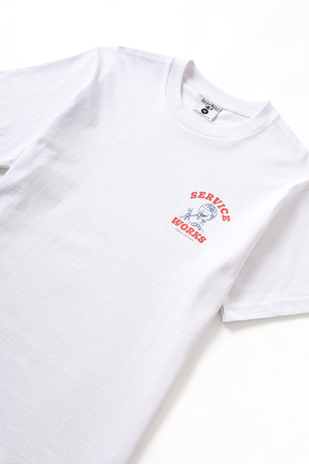 Organic Chefswear Tee - White Product Image