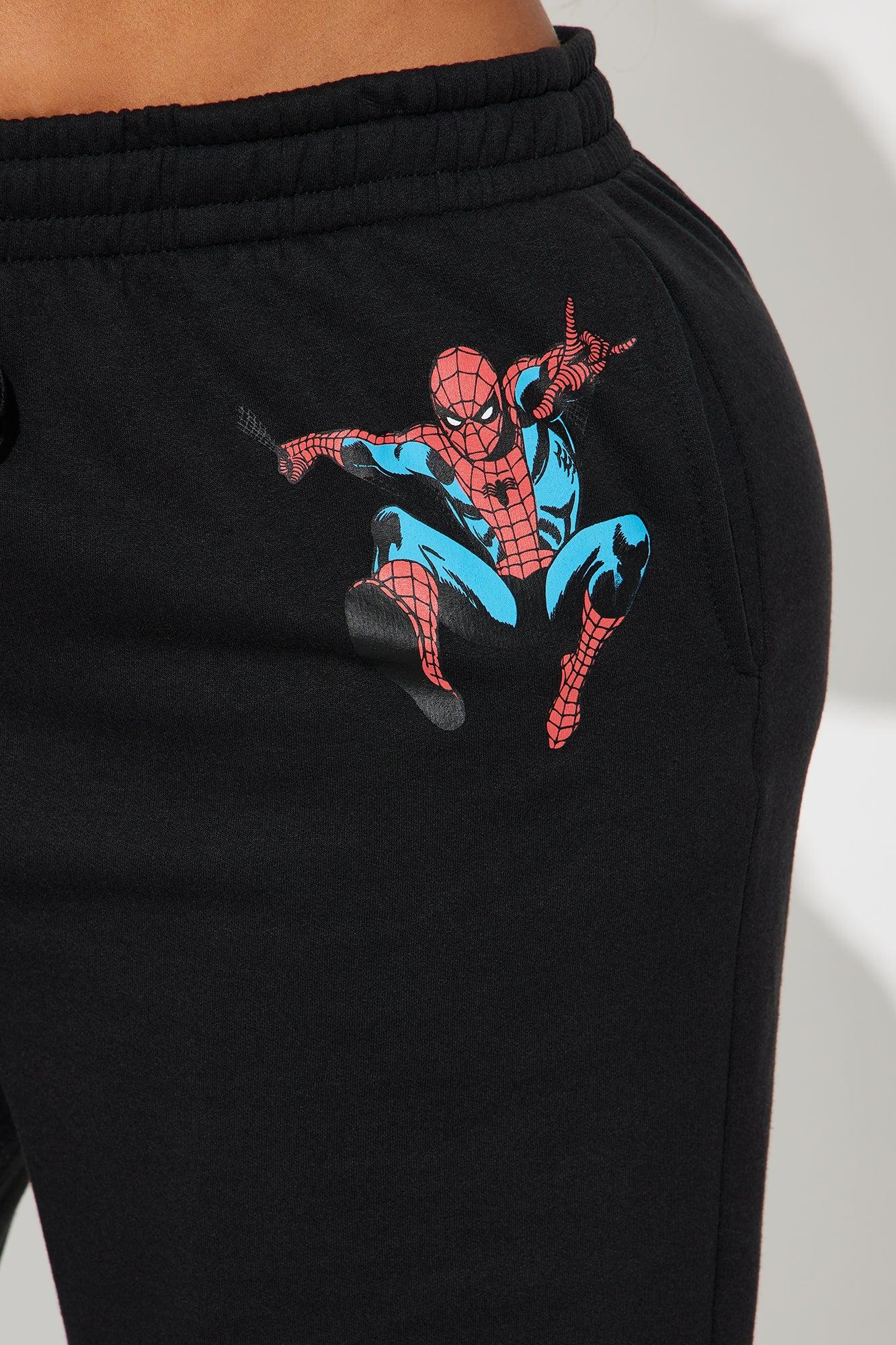 Spiderman Wide Leg Pant - Black Product Image