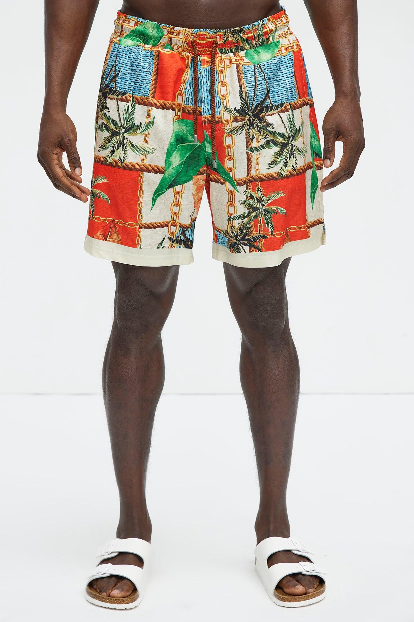 Summer Away Swim Classic Trunk - Multi Color Product Image