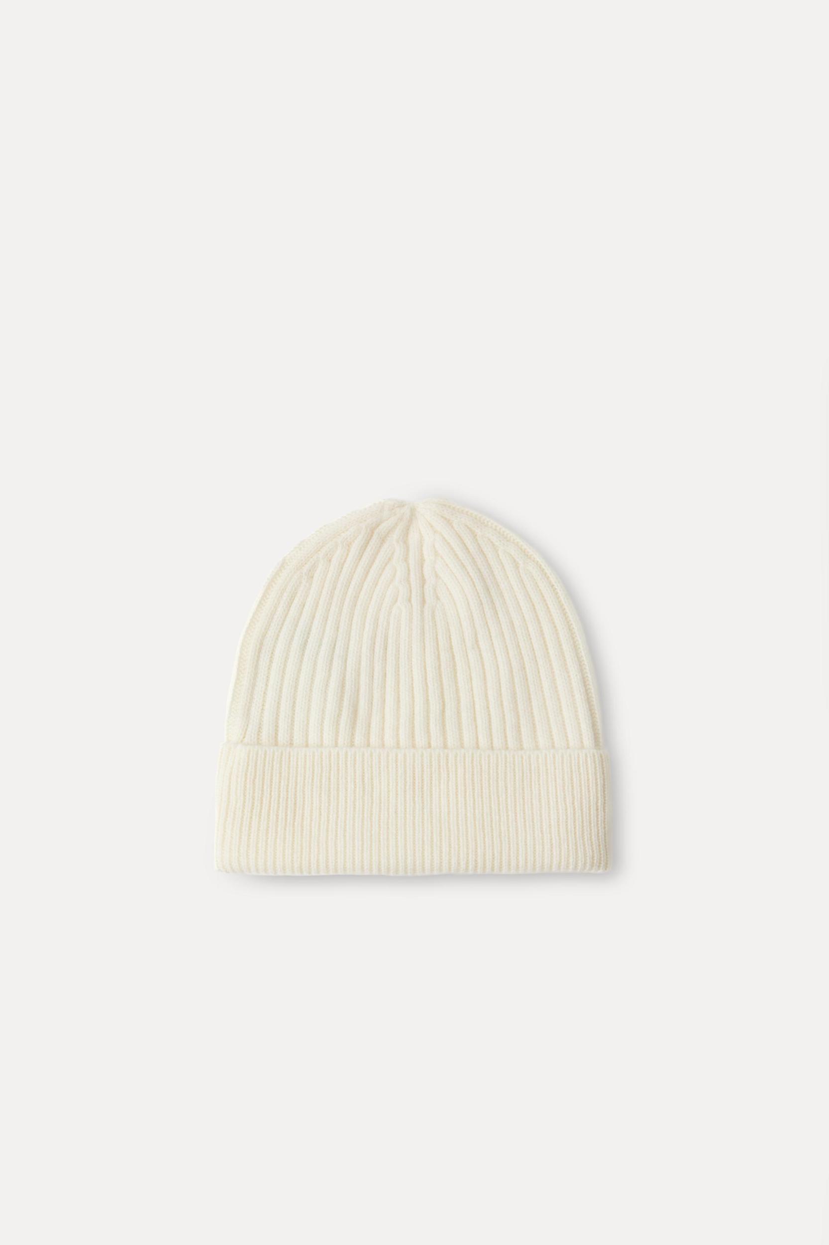 WOOL AND CASHMERE BLEND BEANIE HAT SKI COLLECTION Product Image