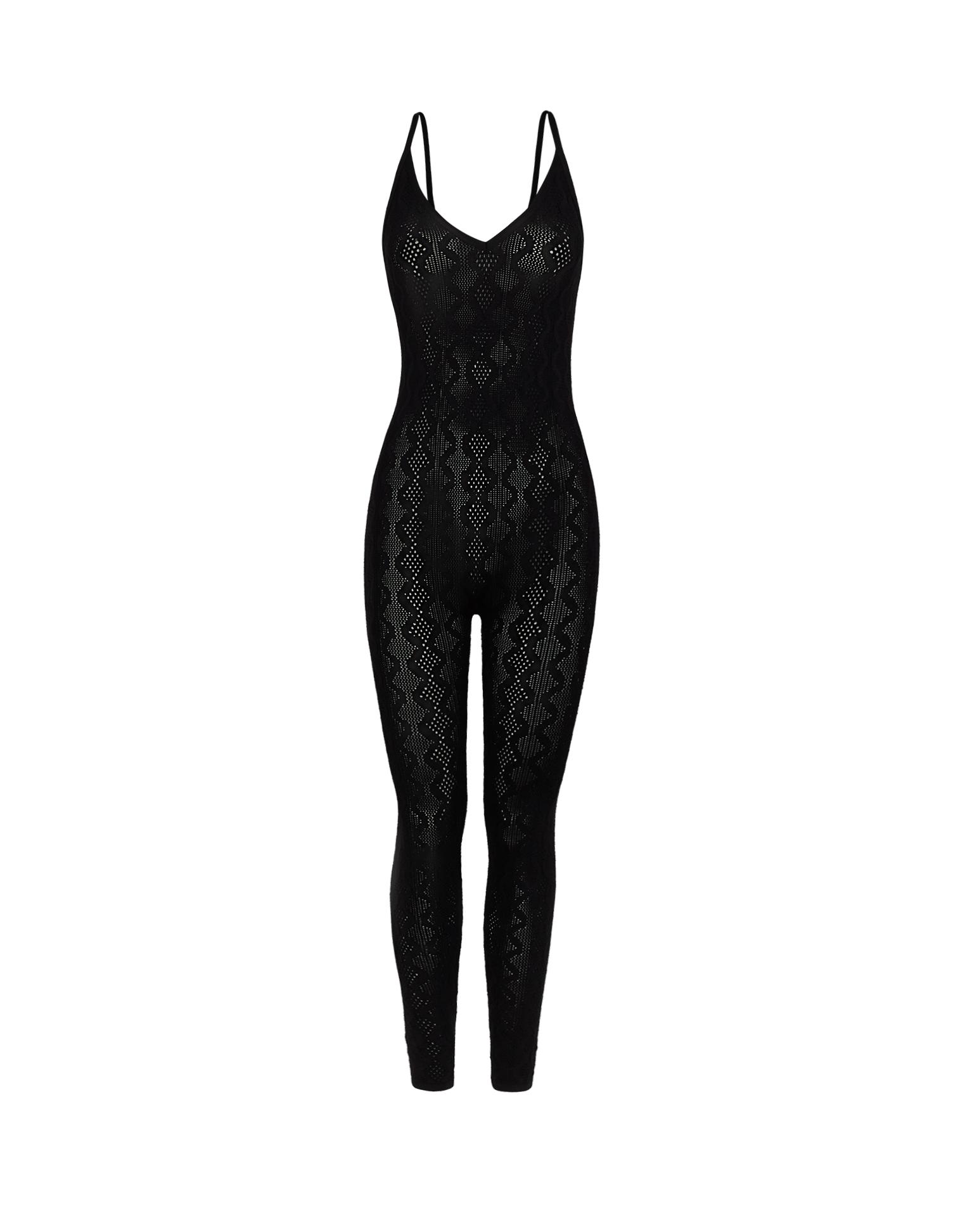 Simone Catsuit - Black Product Image