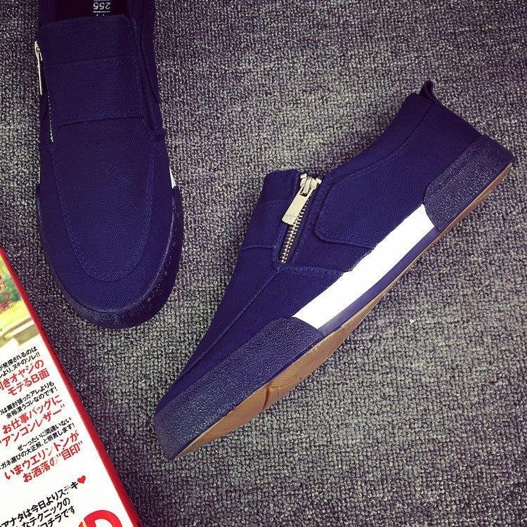 Canvas Zip Loafers Product Image