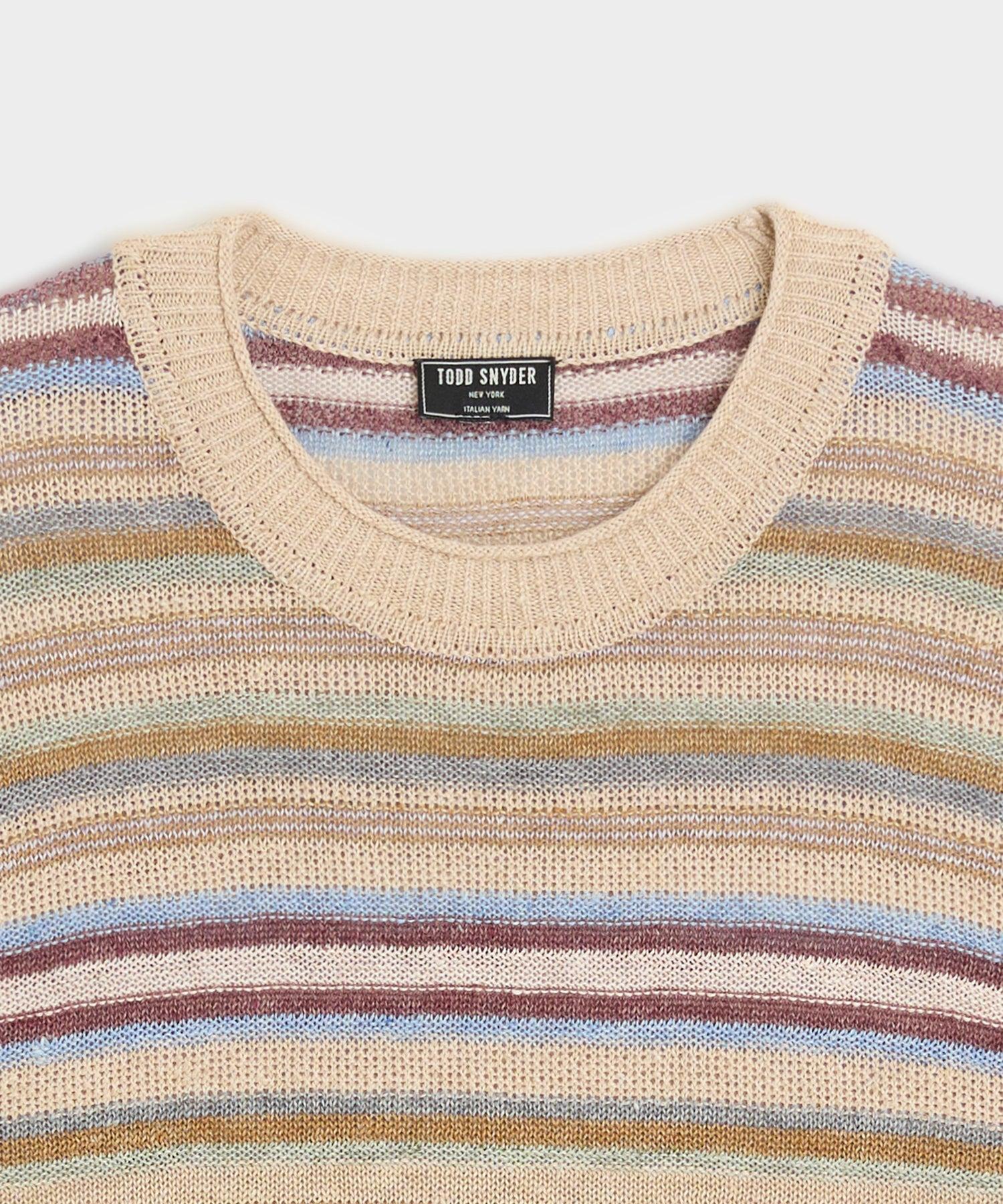 Lightweight Linen Crewneck Sweater Product Image