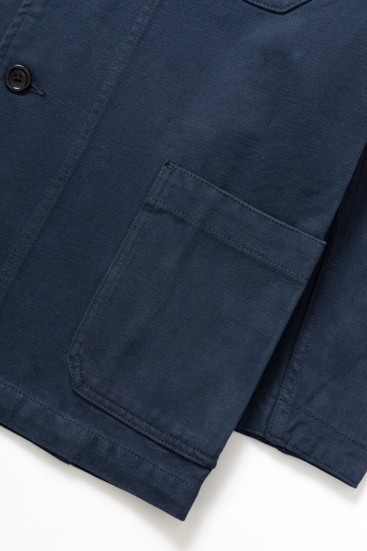 Moleskin Server Suit Jacket - Dark Navy Product Image